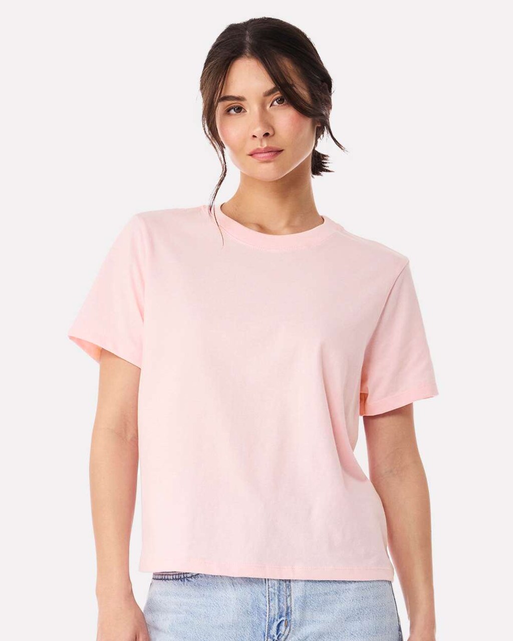 BELLA CANVAS Women’s 6 oz Heavyweight Tee 100% Cotton Crewneck T-Shirt for Everyday Wear